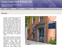 Tablet Screenshot of dulany.com